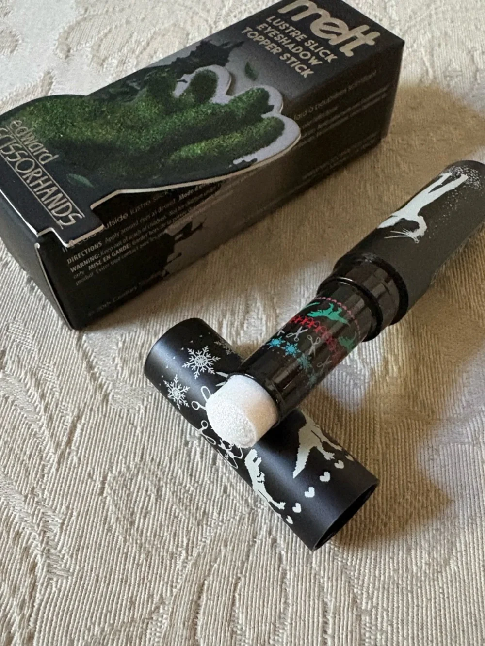 Melt Cosmetics Edward Scissorhands Eyeshadow Topper Stick - it's cold outside
